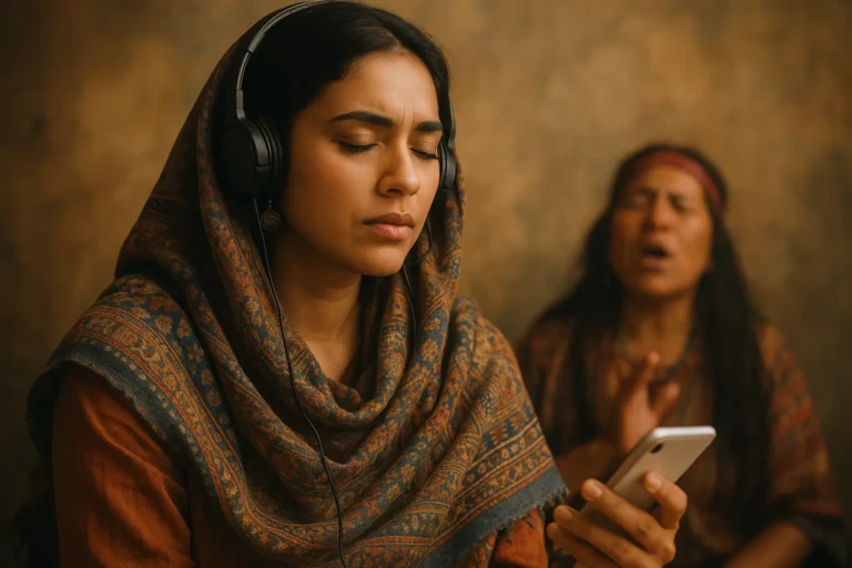 Aprendendo Idiomas Raros com Podcasts e Cânticos Autênticos