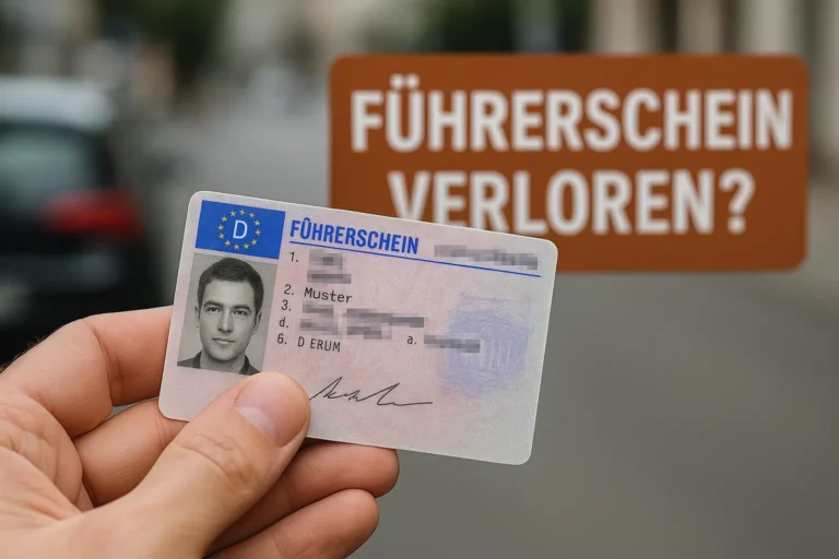 Führerschein verloren was tun: Der vollständige Schritt-für-Schritt-Leitfaden